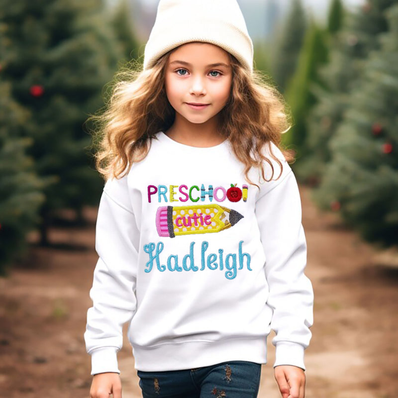 Personalized Preschool Shirt First Day of School Outfit Back to School Gifts