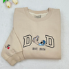 Custom Photo Embroidered Sweatshirt for DAD Father's Day Gift HCMD0125
