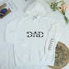 Papa Hoodie Personalisiert, Vater T-Shirt Geschenk Cool Dad Druck Stickerei Sweatshirt HCMD0124