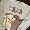 Mama Embroidered Baby Outfit Keepsake Applique Sweatshirt HCMD30