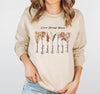 Custom Grandma's Mama's Garden Birth Flower Sweatshirt with Kid's Names HCMD22