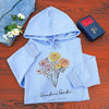 Custom Nana's Mama's Garden Birth Flower Sweatshirt with Kid's Names HCMD37