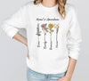 Custom Mom's Grandma's Mama's Garden Birth Flower Sweatshirt with Kid's Names HCMD35