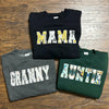Mama Embroidered Baby Outfit Keepsake Applique Sweatshirt HCMD30