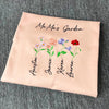 Custom Mom's Grandma's Mama's Garden Birth Flower Sweatshirt with Kid's Names HCMD35