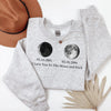 Personalized Moon Phase Sweatshirt Couple Gift Valentine's Day Gift HCMD0280