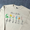 Custom Mom's Grandma's Mama's Garden Birth Flower Sweatshirt with Kid's Names HCMD36