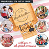 Personalisiertes Charcuterie Board Geschenkset Benutzerdefiniertes großes Käsebrett Weihnachtsgeschenk HCMD0226 