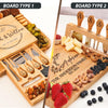Personalisiertes Charcuterie Board Geschenkset Benutzerdefiniertes großes Käsebrett Weihnachtsgeschenk HCMD0226 