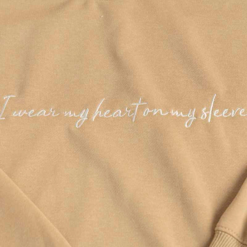 I Wear My Heart On My Sleeve Sweatshirt and Hoodie Gift for Mom Mother's Day Gift HCMD0107