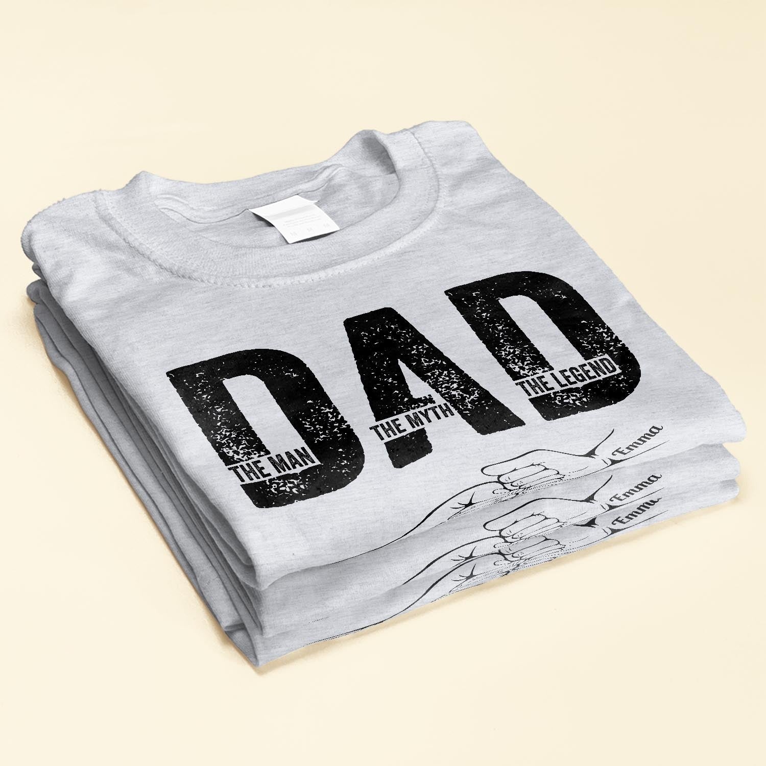 Dad The Man The Myth The Legend - Personalized Shirt Father's Day HCMD0311