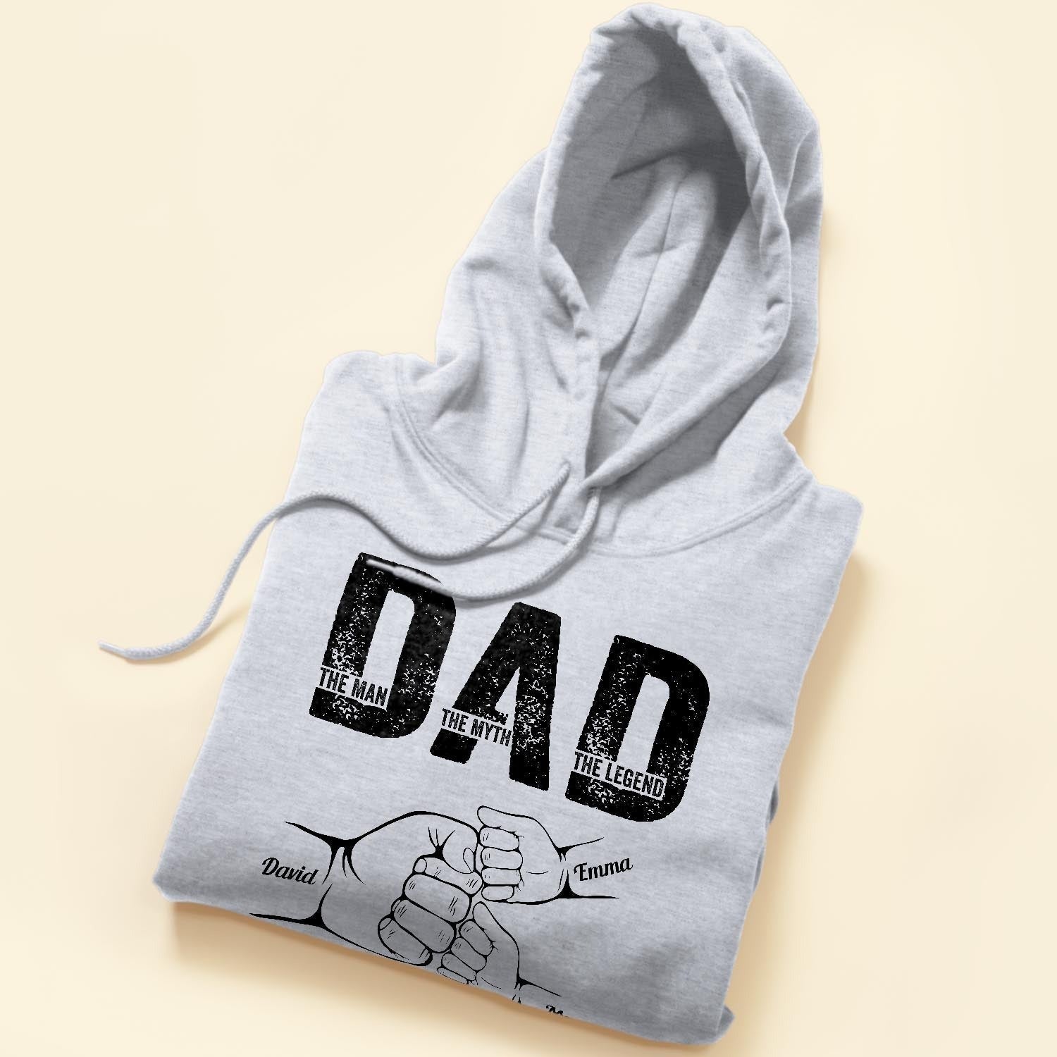 Dad The Man The Myth The Legend - Personalized Shirt Father's Day HCMD0311