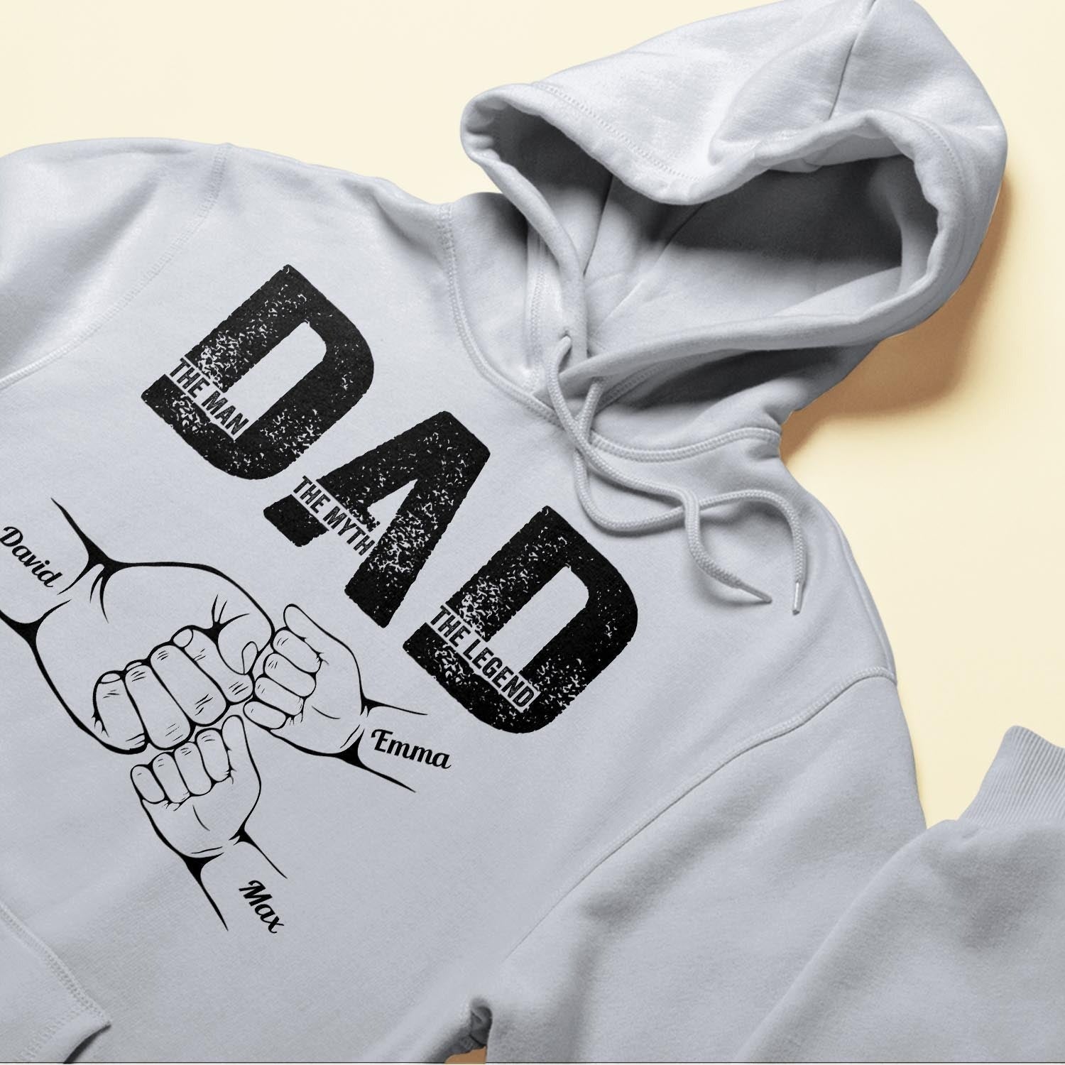 Dad The Man The Myth The Legend - Personalized Shirt Father's Day HCMD0311