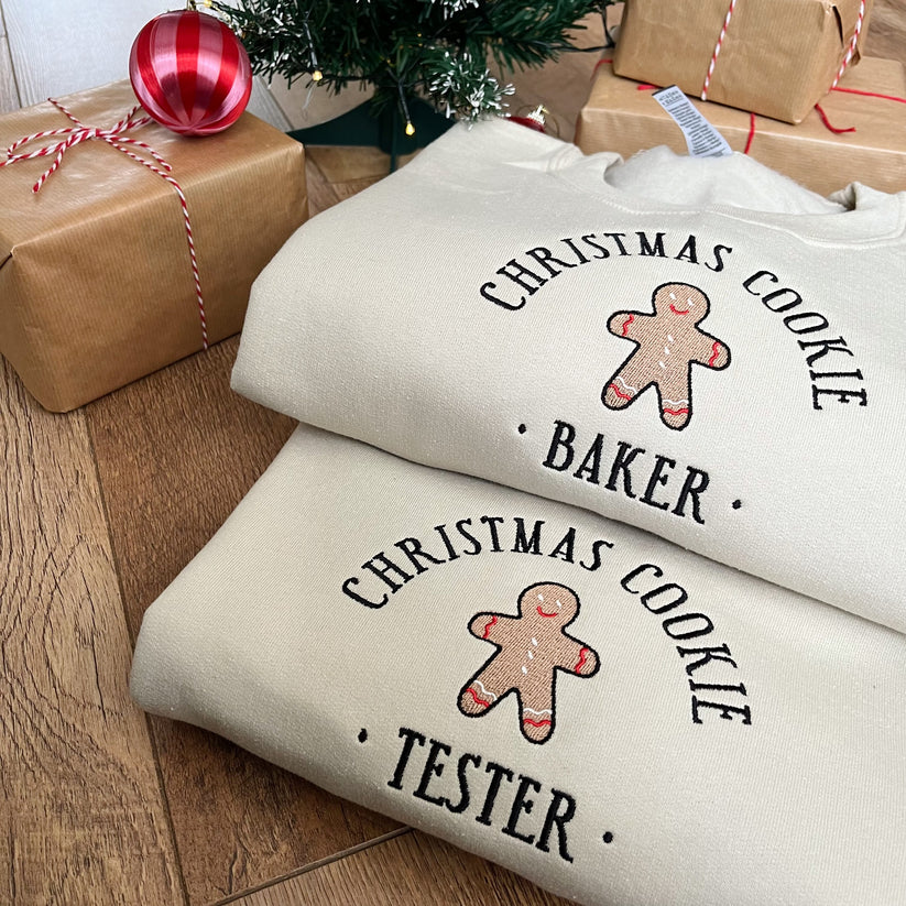 Christmas Cookie BAKER ONLY-ADULT Embroidered Christmas Jumper HCMD0233