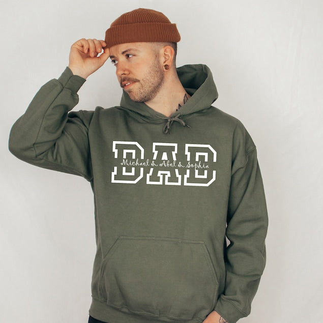 Personalized Dad Hoodies Custom Dada Hoodie HCMD0088