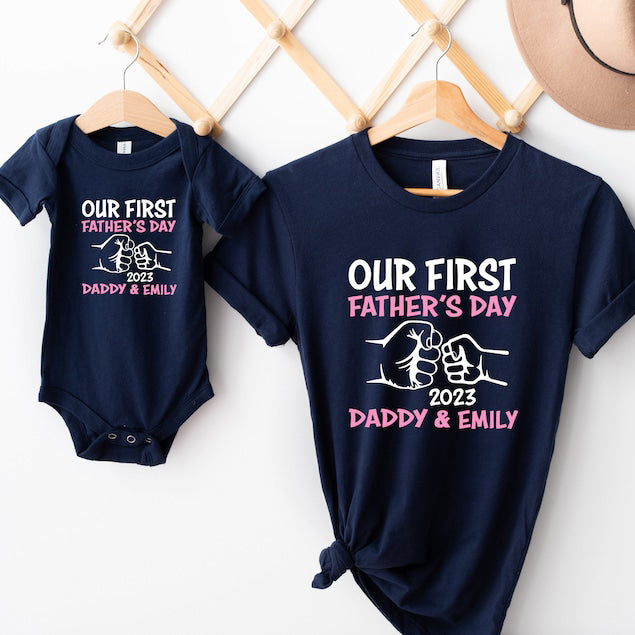 Custom Father's Day Matching Shirt Personalized Father's Day Shirt HCMD0090