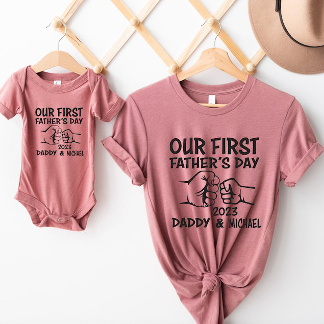 Custom Father's Day Matching Shirt Personalized Father's Day Shirt HCMD0090