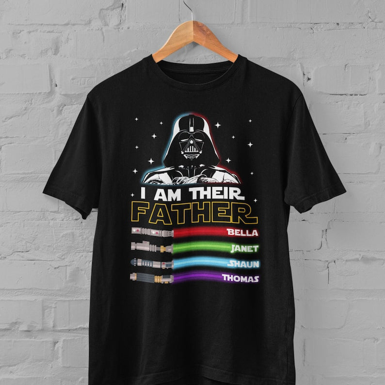 I Am Their Father Custom Shirt Custom Kids Name Shirt For Dad HCMD0096