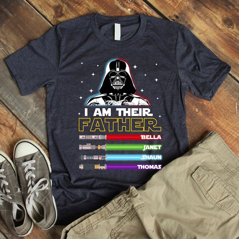 I Am Their Father Custom Shirt Custom Kids Name Shirt For Dad HCMD0096