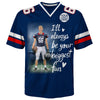 Custom Photo Football Game Day Football Jersey Gift For Football Lovers - Personalized Gift For Football Player HCMD0317