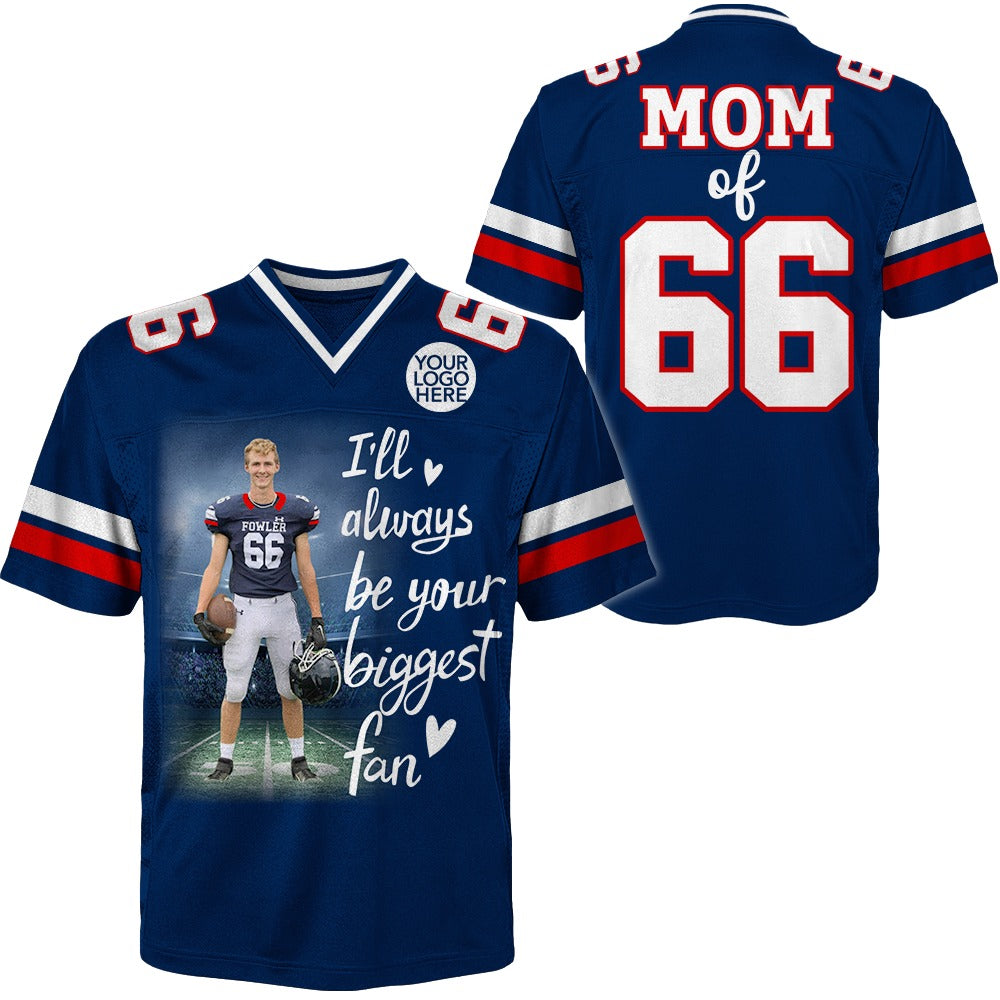 Custom Photo Football Game Day Football Jersey Gift For Football Lovers - Personalized Gift For Football Player HCMD0317