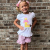 Embroidered Back to School Applique Pencil Shirt HCMD0315