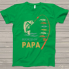 Personalized Reel Cool Papa Shirt Fishing Rod Custom Kid Names TShirt HCMD0097