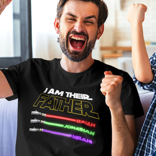 I Am Their Father' Personalized Shirt Celebrate Fatherhood in Style HCMD0101