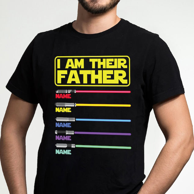 I Am Their Father' Personalized Shirt Celebrate Fatherhood in Style HCMD0102