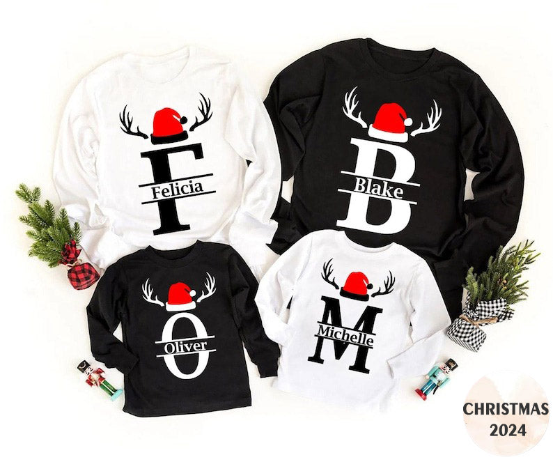 Personalisierter Weihnachtspullover für die Familie, personalisierter Weihnachtspullover HCMD0231 