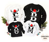 Personalisierter Weihnachtspullover für die Familie, personalisierter Weihnachtspullover HCMD0231 