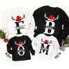 Personalisierter Weihnachtspullover für die Familie, personalisierter Weihnachtspullover HCMD0231 