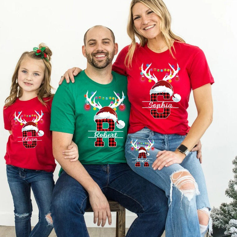 Monogrammed Family Christmas Sweatshirt Christmas Gift HCMD0241