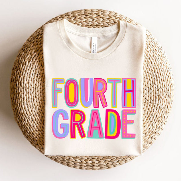 Regenbogen-Shirt für die vierte Klasse HCMD0131