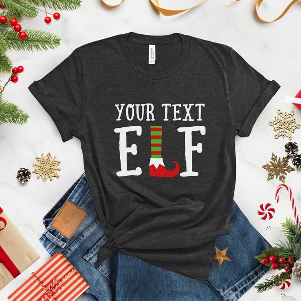 Personalised Family Matching Christmas Elf Shirts HCMD0243