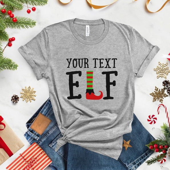 Personalised Family Matching Christmas Elf Shirts HCMD0243