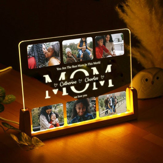 Personalized Custom Photo Night Light – Perfect Gift for Mom HCMD0294