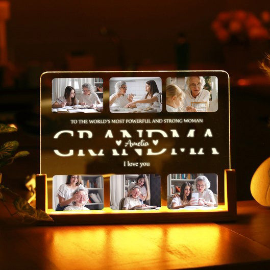 Personalized Custom Photo Night Light – Perfect Gift for Mom HCMD0294