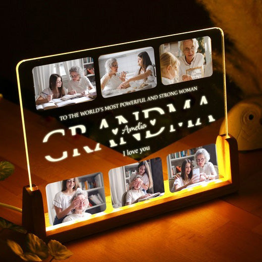 Personalized Custom Photo Night Light – Perfect Gift for Mom HCMD0294