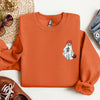 Halloween Geist Besticktes Sweatshirt Little Ghost Ice Coffee Shirt HCMD0158 