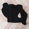 Halloween Geist Besticktes Sweatshirt Little Ghost Ice Coffee Shirt HCMD0158 