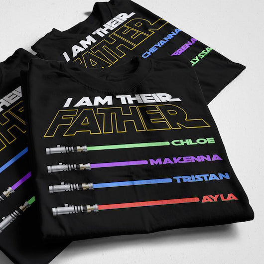 I Am Their Father' Personalized Shirt Celebrate Fatherhood in Style HCMD0101