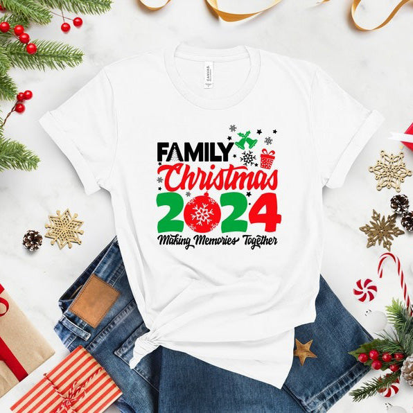 Family Christmas 2024 Making Memories Together Shirts HCMD0247