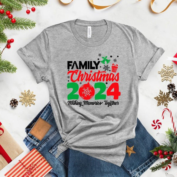 Family Christmas 2024 Making Memories Together Shirts HCMD0247