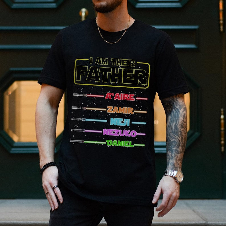 I Am Their Father' Personalized Shirt Celebrate Fatherhood in Style HCMD0105