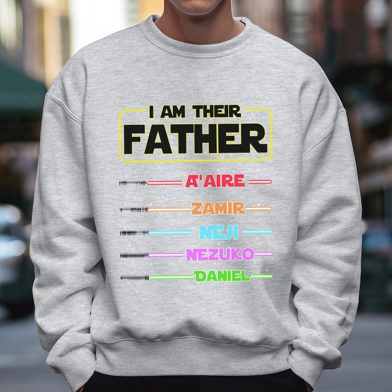 I Am Their Father' Personalized Shirt Celebrate Fatherhood in Style HCMD0105