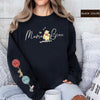 Custom Mama Bear Shirt with Kid Name on Sleeve,Mothers Day Gift