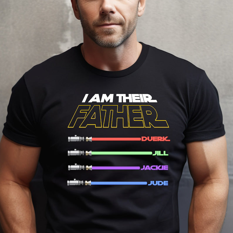 I Am Their Father' Personalized Shirt Celebrate Fatherhood in Style HCMD0101