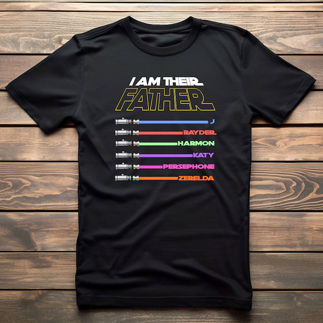 I Am Their Father' Personalized Shirt Celebrate Fatherhood in Style HCMD0101