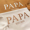 Personalised Dad Embroidered Sweatshirt with Name On Sleeve HCMD0118